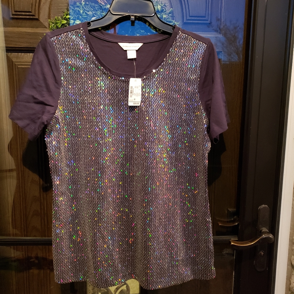 Sequined T-shirt